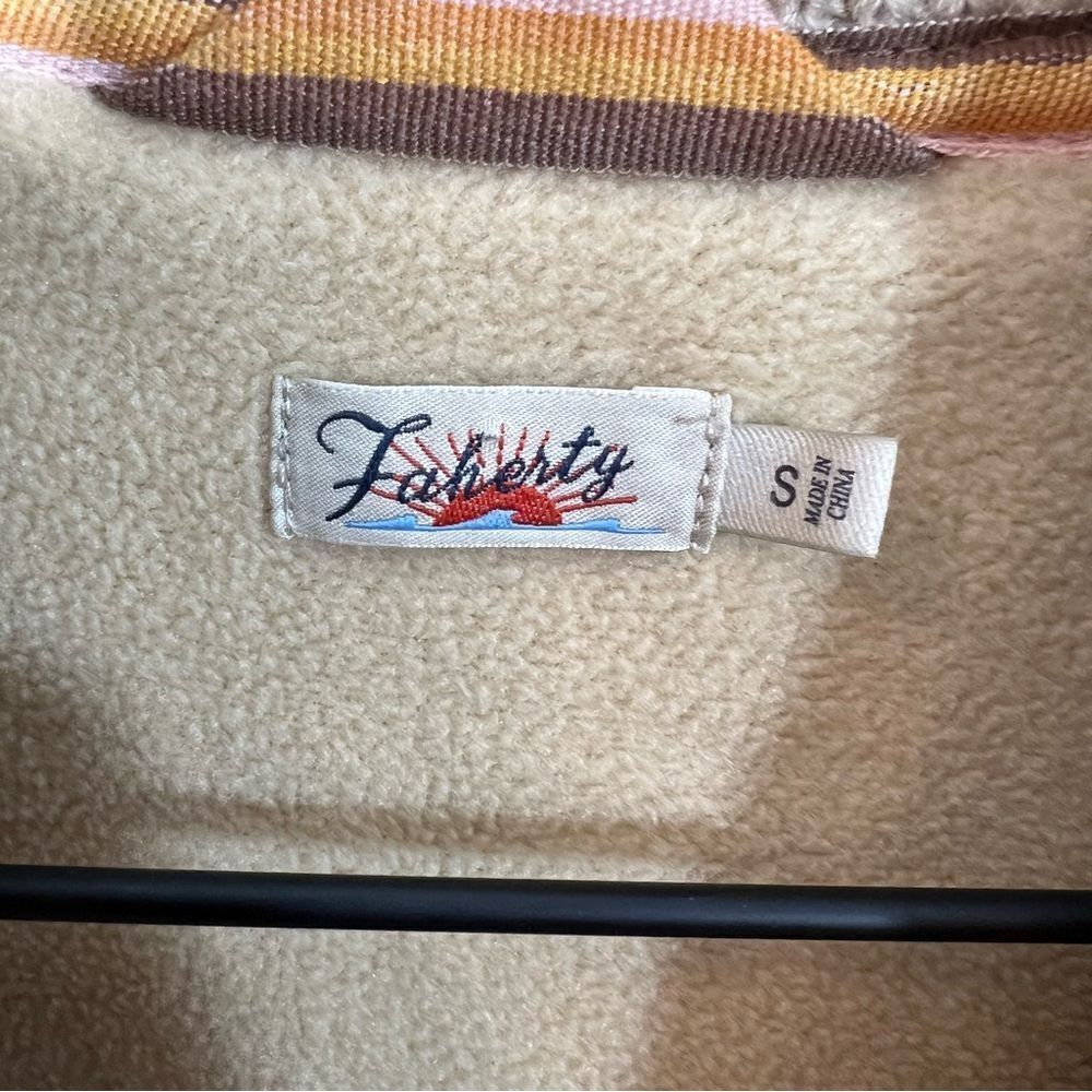 Faherty good feather x star nation quarter zip star nation | Size S - Picture 7 of 13